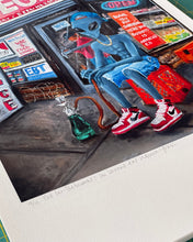 The In Between Series by artist Leonardo Ilianov is a thought-provoking exploration of class, identity, and inner-city popular culture, employing sci-fi imagery as a metaphor to shed light on the complexities of the current global immigrant experience. Through its narrative, it delves into the nuances of displacement, assimilation, and the struggle for belonging, offering a poignant and timely reflection on the human condition.